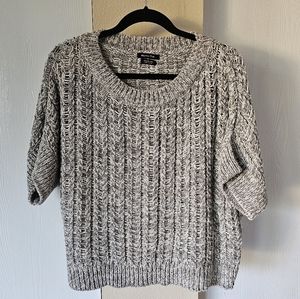 Massimo dutti short sleeve sweater. Italian cotton knit